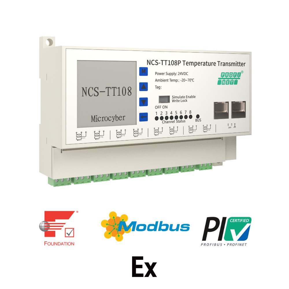 NCS-TT108F/P 系列智能溫度變送器