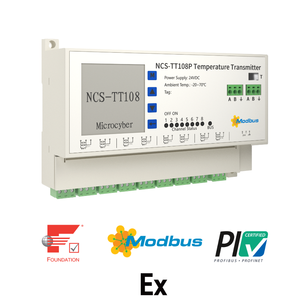 NCS-TT108F/P 系列智能溫度變送器